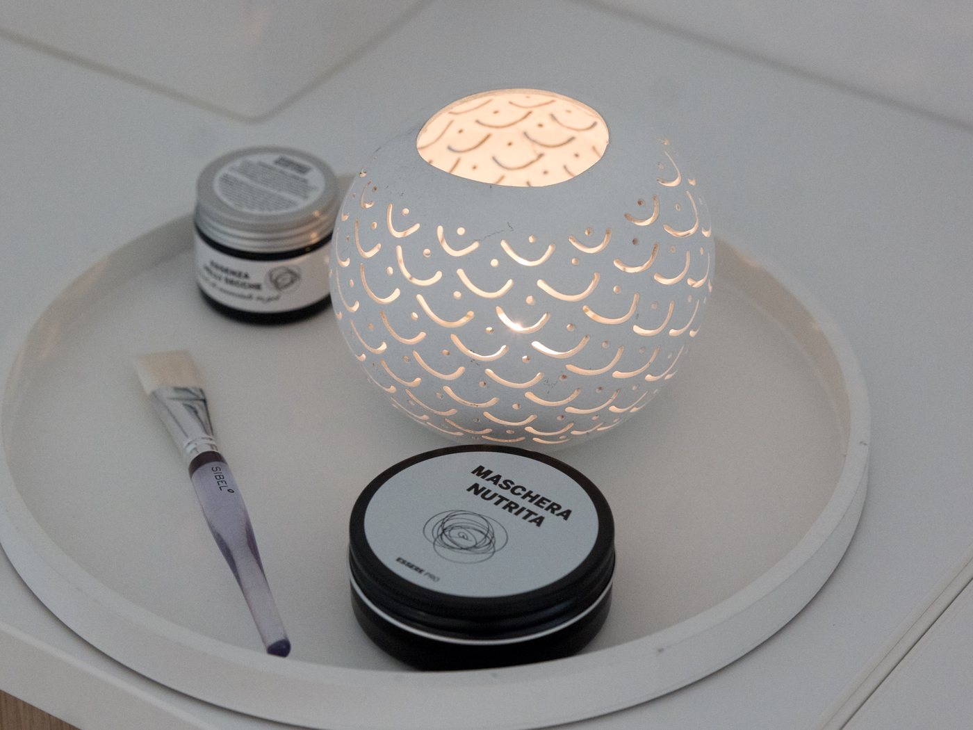 Maschera nutrita della linea Alius utilizzata da Riflessi di Benessere